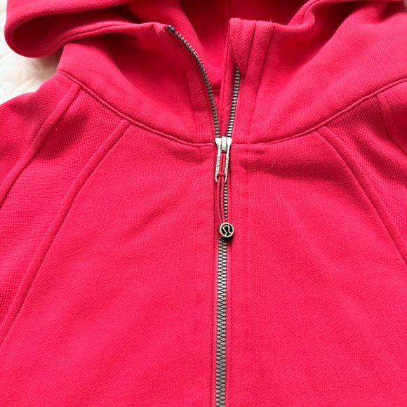 lululemon athletica Scuba Oversized Half Zip Hoodie Sweatshirt Lip Gloss Sz XS/S - Picture 2 of 15